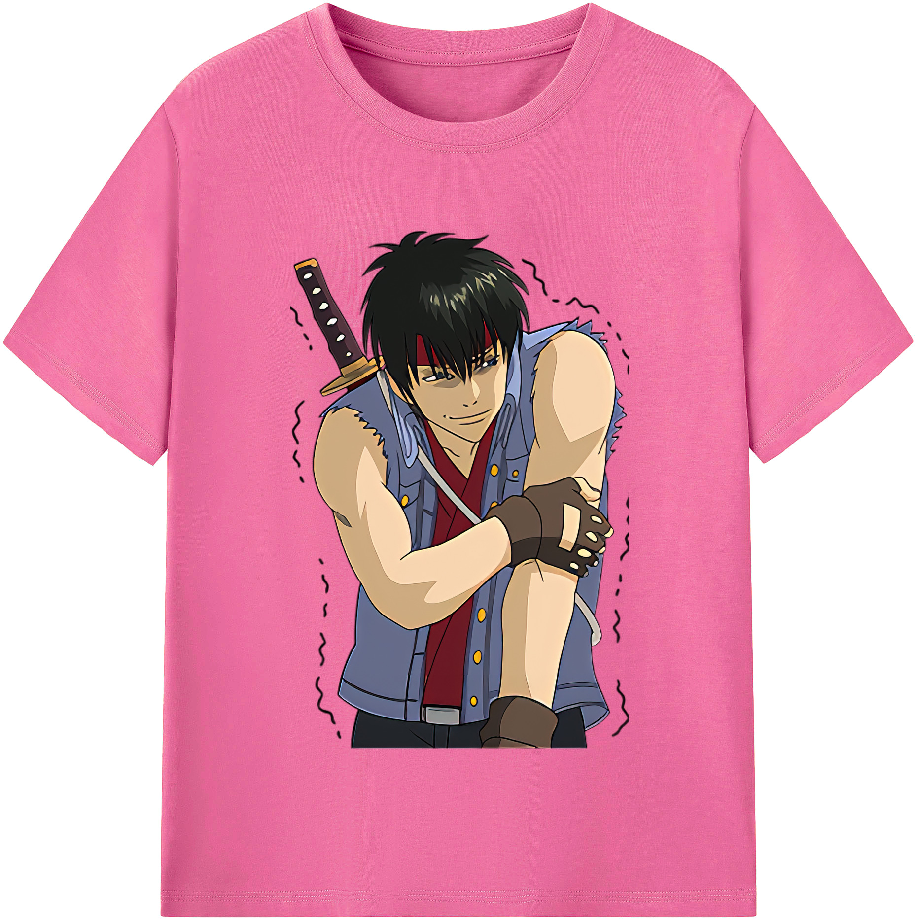（画像用） ぎんたま 坂田銀時（さかたぎんとき） 神楽 志村新八（しむら しんぱち） GINTAMA Sakata Gintoki Kagura Shimura Shinpachi レディースカジュアルプリントTシャツ（綿100％）